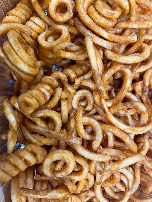 HALF TRAY CURLY FRIES