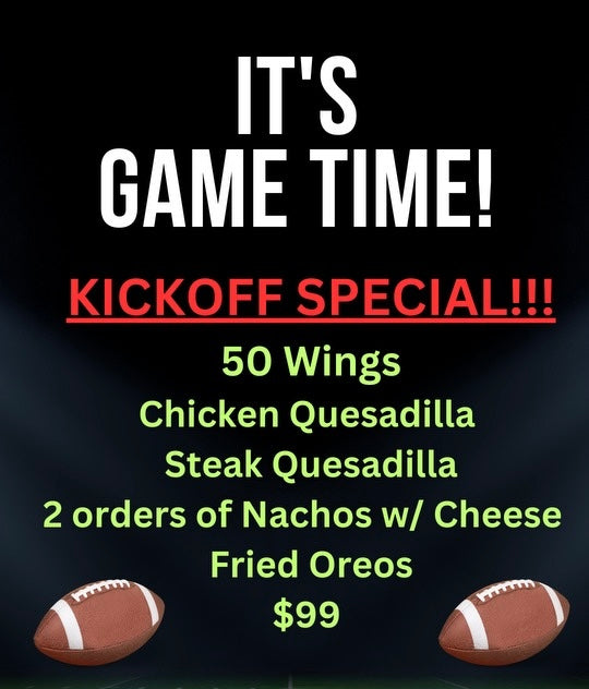 Kick-Off Special (50 WINGS)