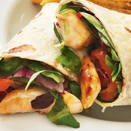 Sweet Chili Pepper Chicken Wrap