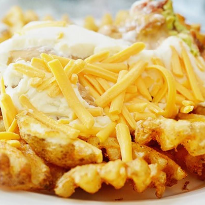 Waffle Fries with Cheese